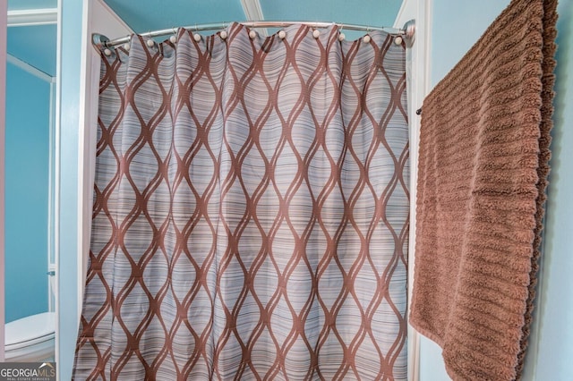 interior details with toilet