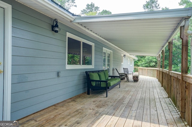 view of deck