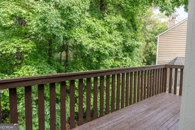 view of deck