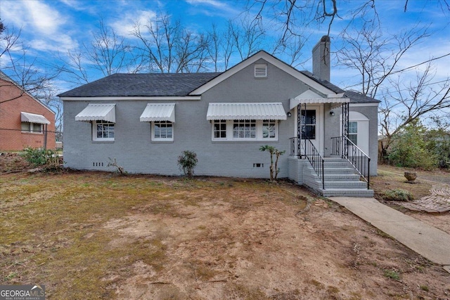 view of front of home