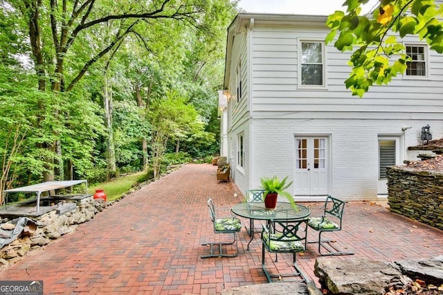 view of patio / terrace featuring outdoor dining space