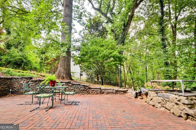 view of patio