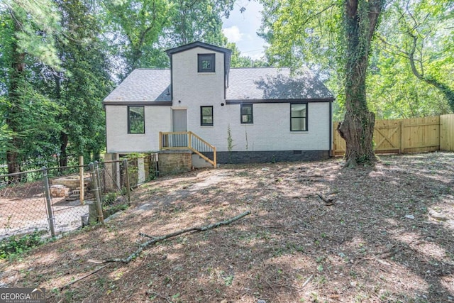 view of rear view of house