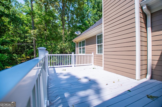 view of deck