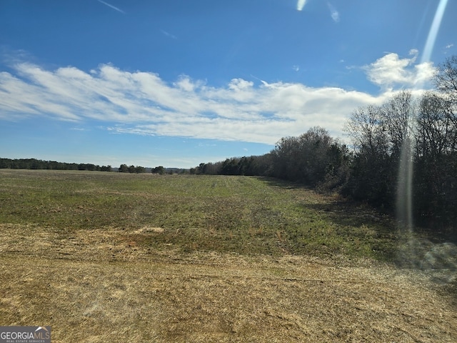 view of landscape with a rural view