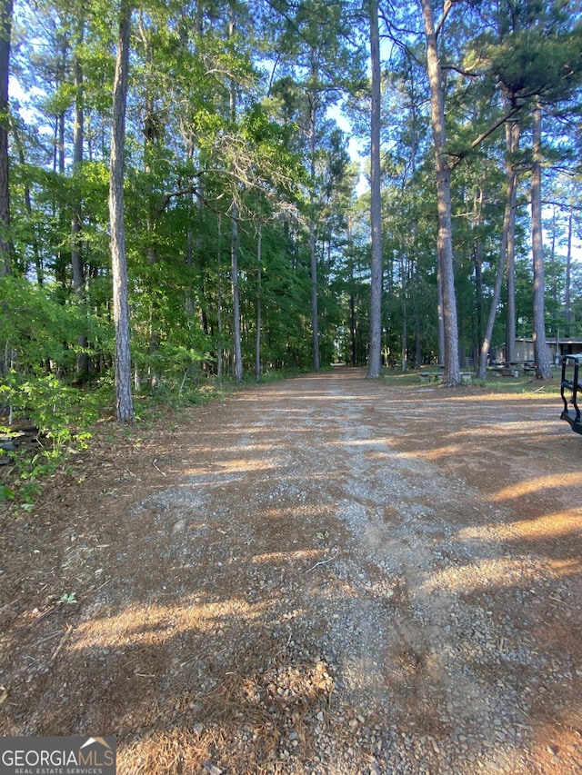 view of road