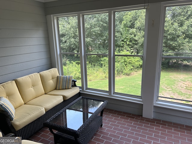 sunroom / solarium with plenty of natural light