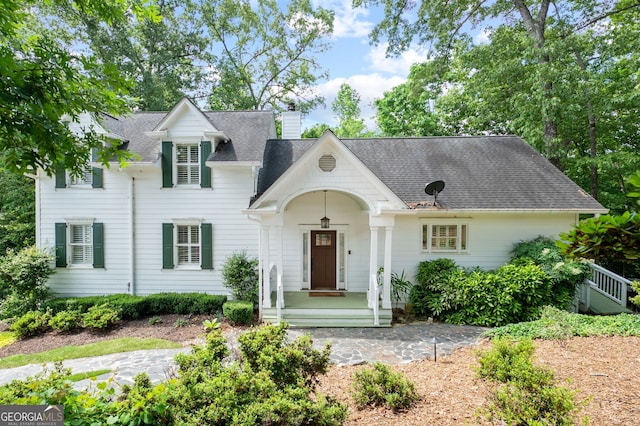 view of front of home