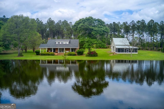 property view of water