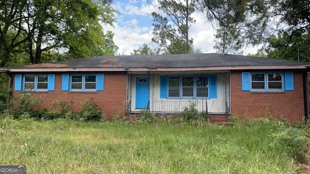 view of front of property