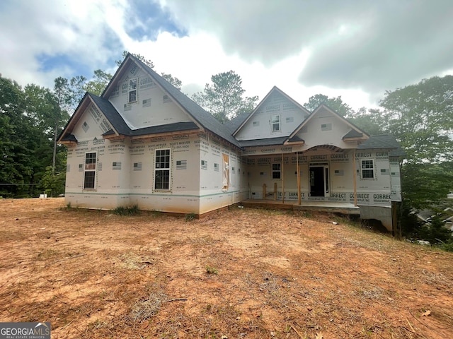 view of property under construction