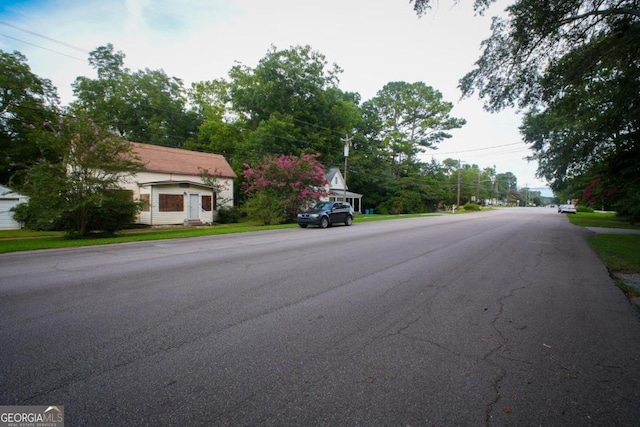 view of road