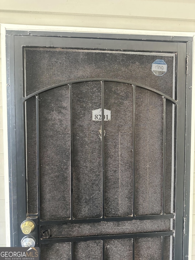 view of details