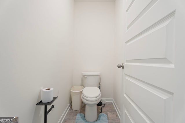 bathroom featuring toilet