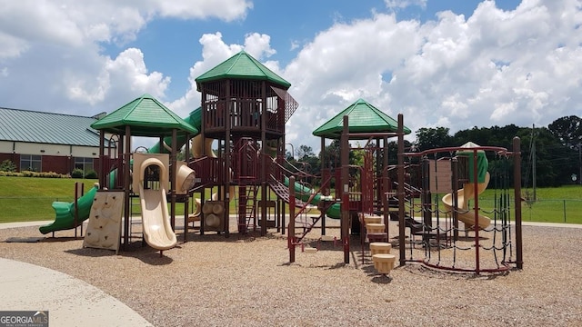 view of play area