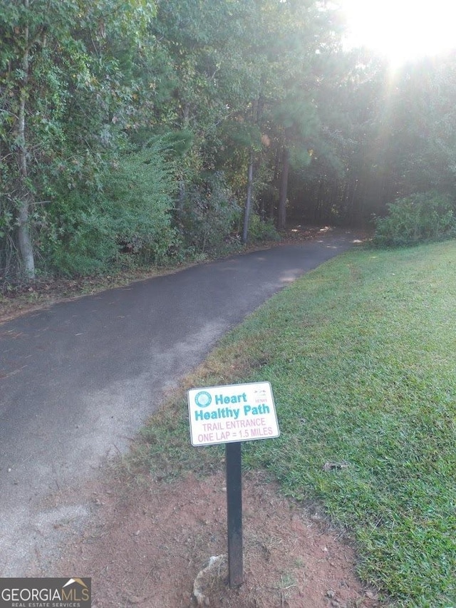 view of road