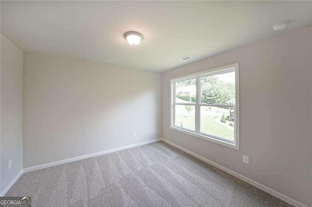 spare room with carpet floors