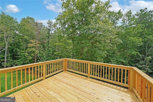 view of deck