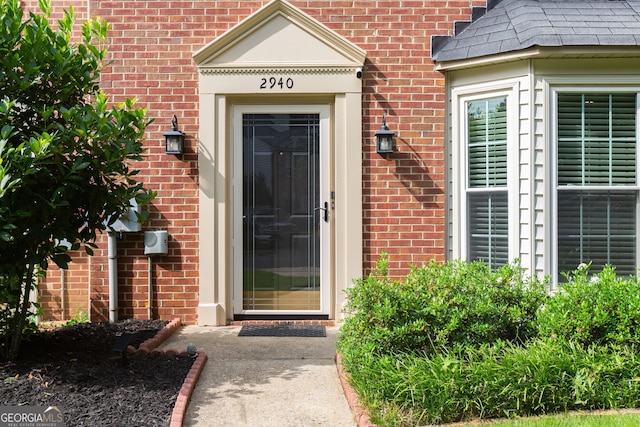 view of entrance to property