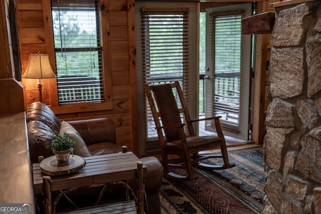 view of living area