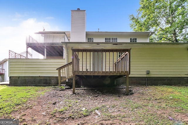 view of rear view of house