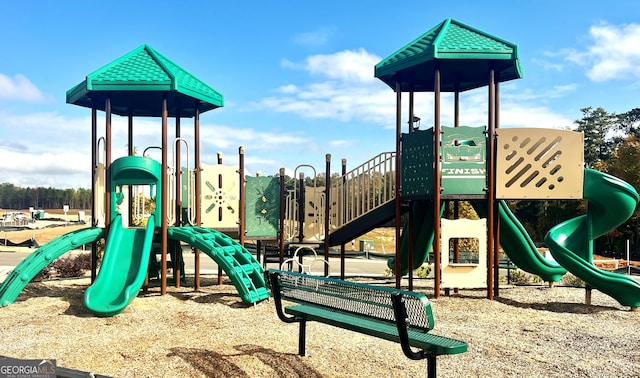 view of jungle gym