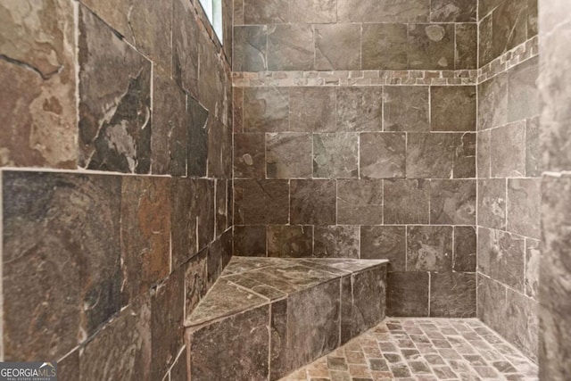 225 Big Oconee River Rd, Sparta, GA 31087 - bathroom featuring tiled shower