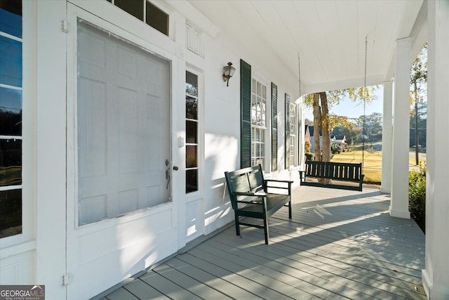 211 Main St, Franklin, GA 30217 - view of wooden porch