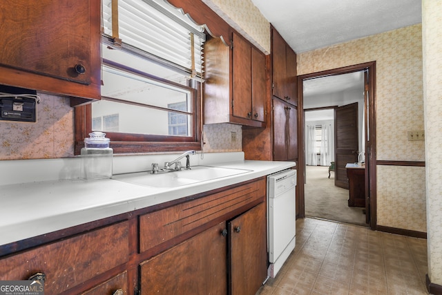 kitchen featuring sink and dishwasher