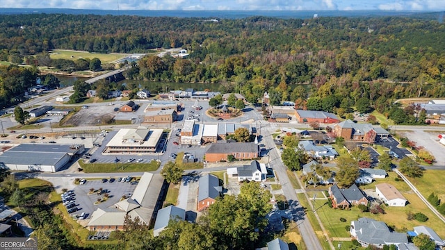 211 Main St, Franklin, GA 30217 - aerial view of property's location with nearby suburban area