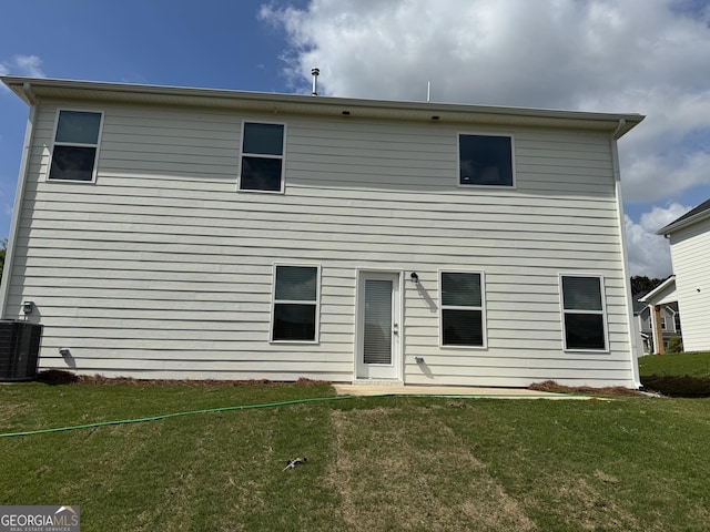 713 Windstream Dr Unit B58, Lagrange, GA 30241 - rear view of house featuring a yard and central AC