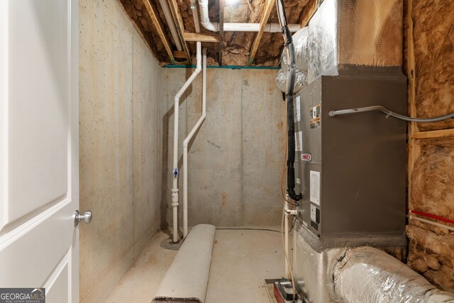 view of utility room