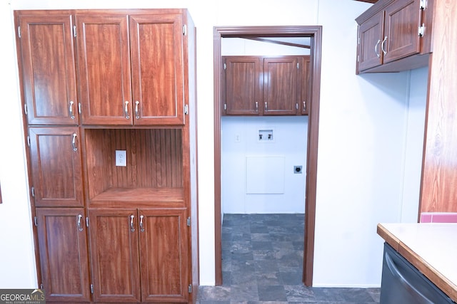 kitchen featuring stainless steel dishwasher