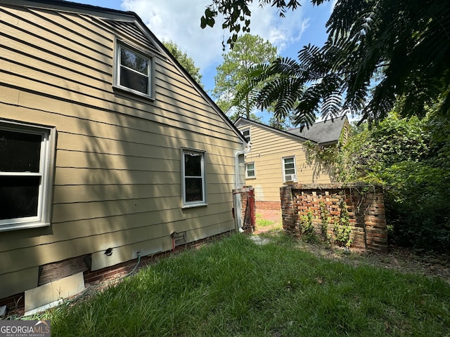 view of home's exterior