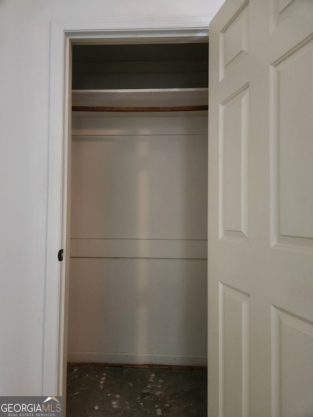 view of closet