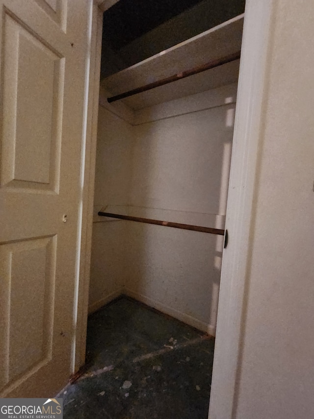 view of closet