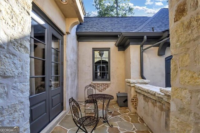 view of patio / terrace with french doors