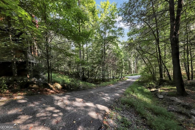 view of road