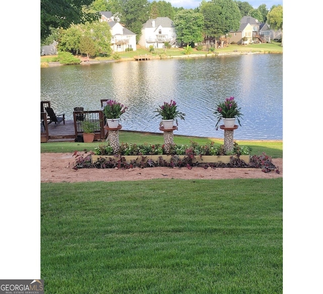 view of water feature