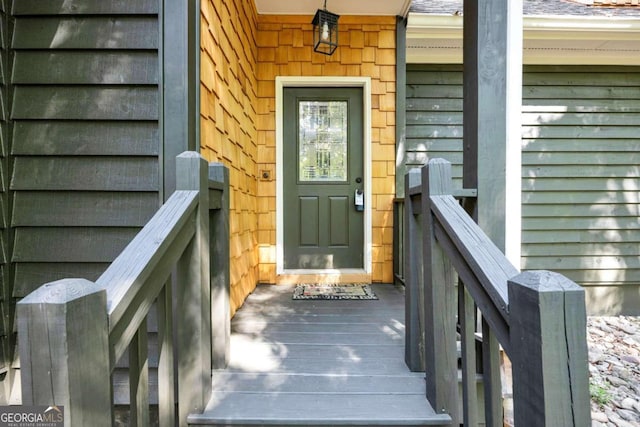 view of entrance to property