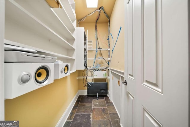 view of clothes washing area