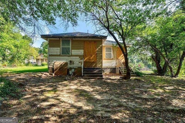 view of rear view of property