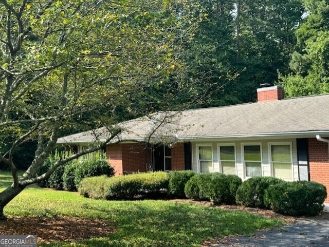 view of ranch-style home