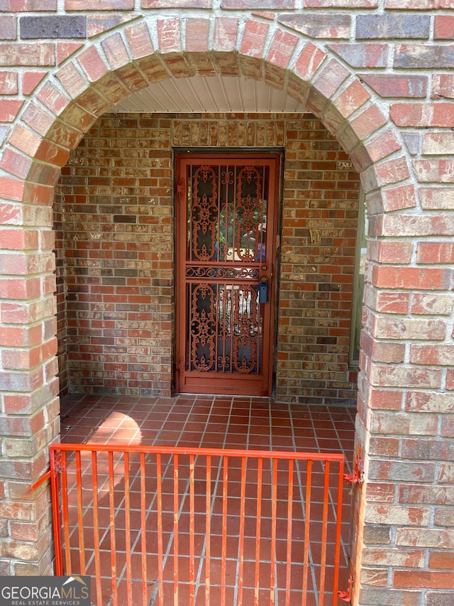 view of exterior entry