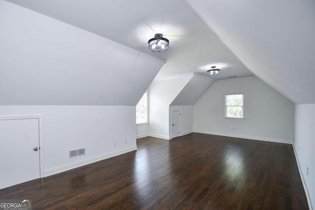2771 Point Overlook, Gainesville, GA 30501 - bonus room featuring lofted ceiling and dark hardwood / wood-style flooring