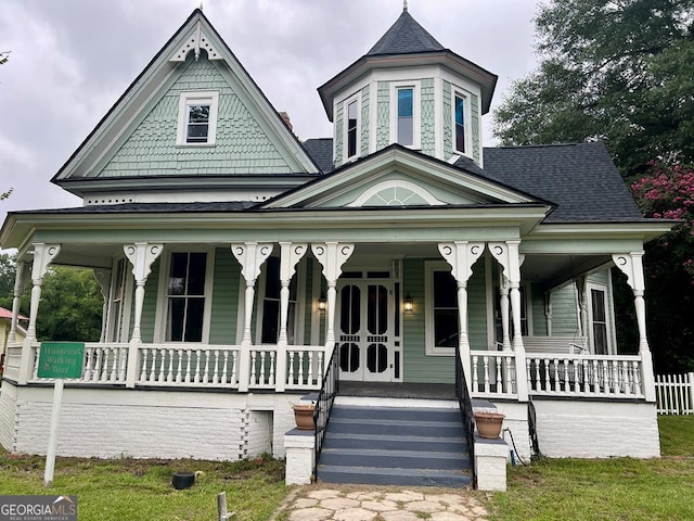 victorian home with a porch