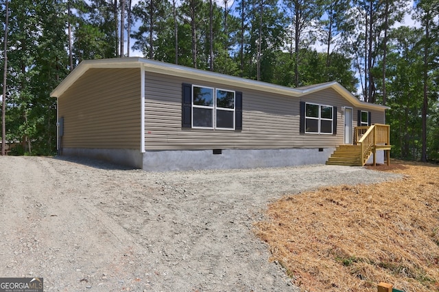 view of front of property