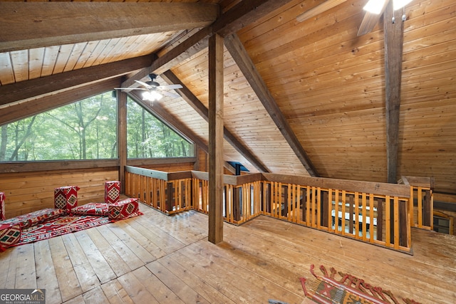 view of attic