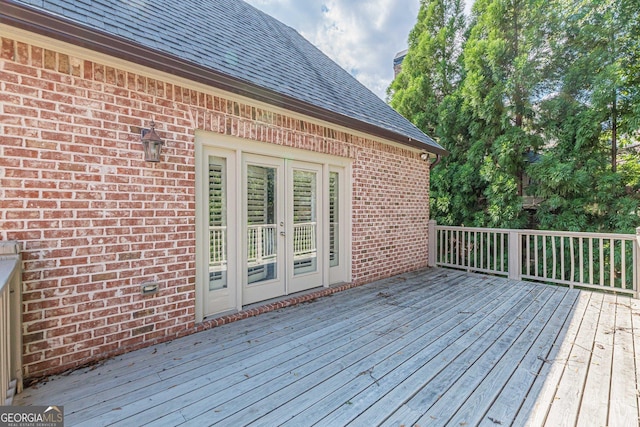 1829 Buckhead Valley Ln NE, Atlanta, GA 30324 - deck featuring french doors