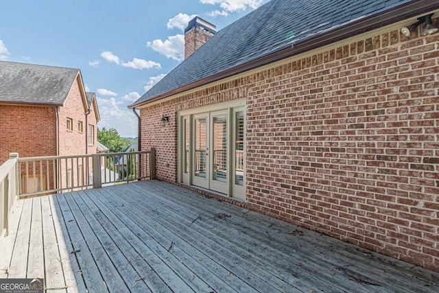 1829 Buckhead Valley Ln NE, Atlanta, GA 30324 - deck with french doors